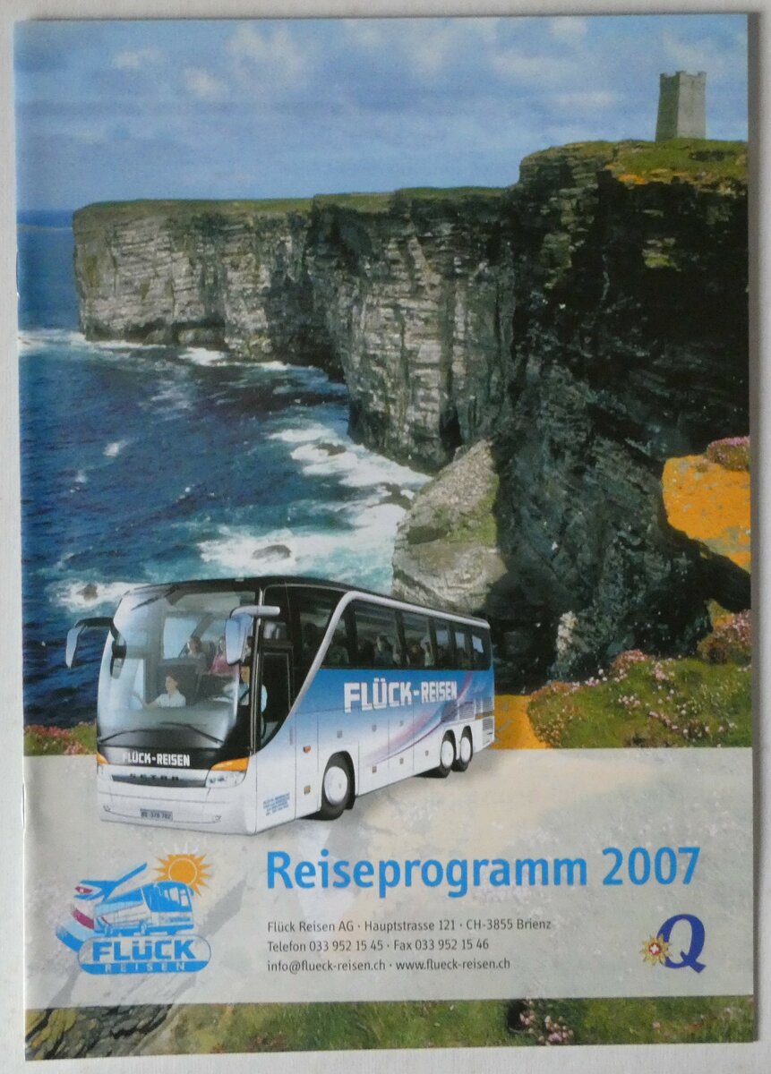(246'061) Fl�ck Reisen-Reiseprogramm 2007 am 12. Februar 2023 in Thun