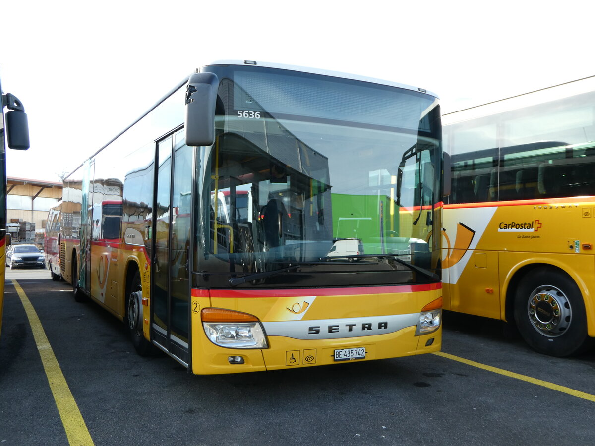 (246'310) - Fl�ck, Brienz - Nr. 2/BE 435'742/PID 5636 - Setra am 18. Februar 2023 in Kerzers, Interbus