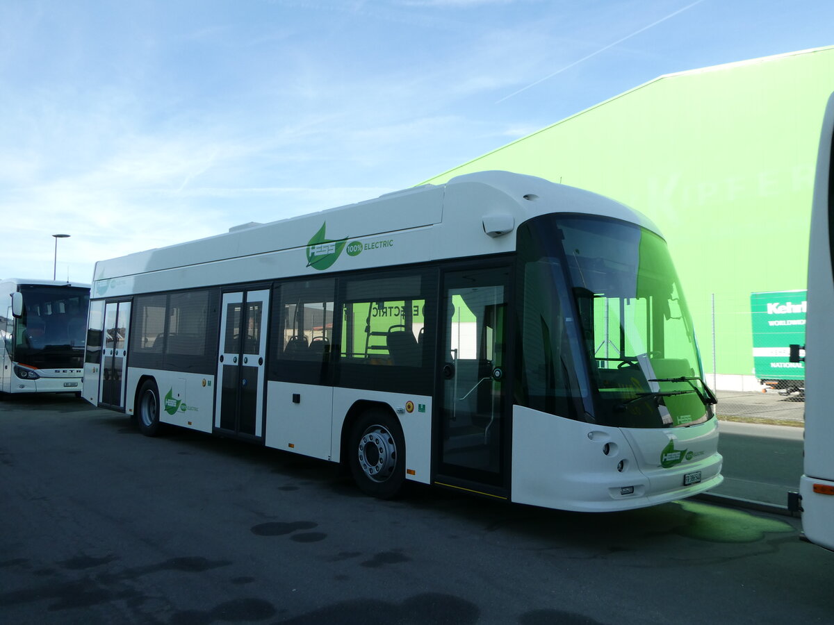 (246'335) - Interbus, Kerzers - FR 386'540 - Hess (ex Vorf�hrfahrzeug Hess) am 18. Februar 2023 in Kerzers, Interbus