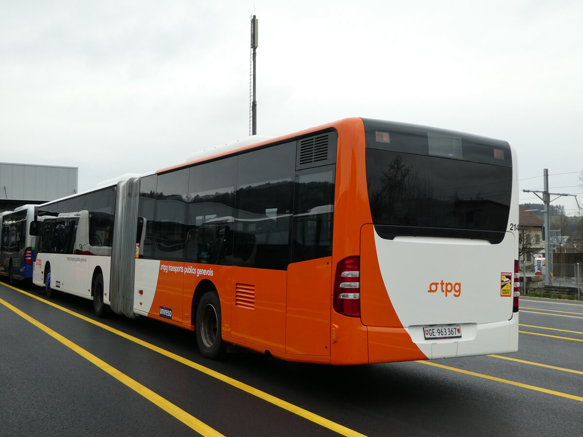 (246'572) - Gen�ve-Tours, Gen�ve - Nr. 2142/GE 963'367 - Mercedes (ex TPL Lugano Nr. 414) am 25. Februar 2023 in Winterthur, EvoBus