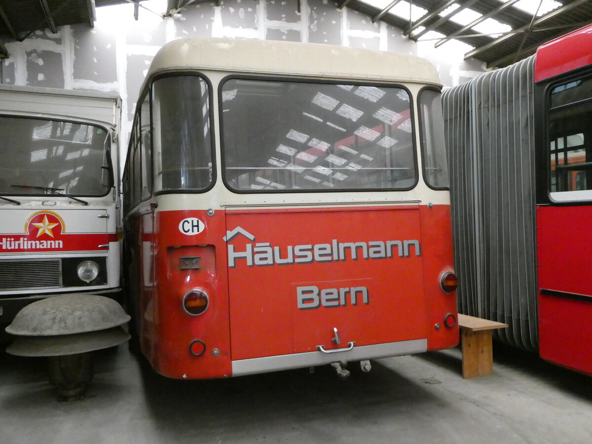 (246'695) - L�thi, R�fenacht - FBW/R&J (ex H�uselmann, Bern Nr. 27; ex AFA Adelboden Nr. 24; ex Steiner, Meikirch Nr. 1) am 26. Februar 2023 in Oberburg, Ziegelgut
