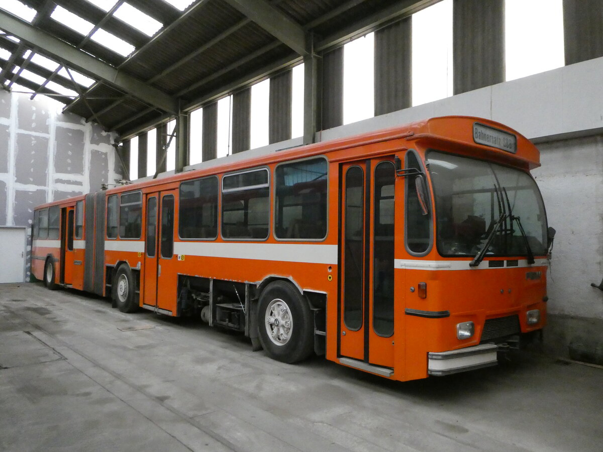 (246'699) - ZVB Zug (RWB) - Nr. 48 - FBW/Hess (ex RhV Altst�tten Nr. 102) am 26. Februar 2023 in Oberburg, Ziegelgut