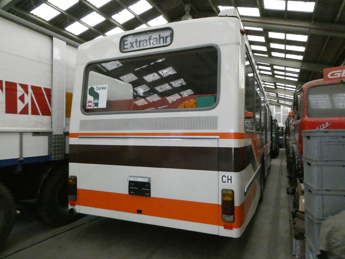(246'714) - Wegm�ller, M�nsingen - FBW/R&J (ex Bamert, Wollerau) am 26. Februar 2023 in Oberburg, Ziegelgut