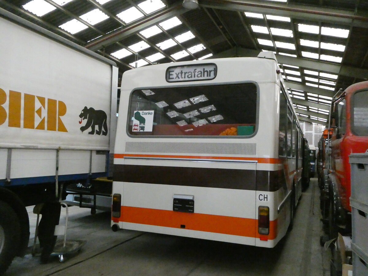 (246'715) - Wegm�ller, M�nsingen - FBW/R&J (ex Bamert, Wollerau) am 26. Februar 2023 in Oberburg, Ziegelgut