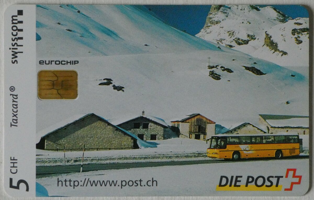 (246'767) Taxcard - 5 CHF - DIE POST mit P 25'856 am 1. M�rz 2023 in Thun (Vorderseite)