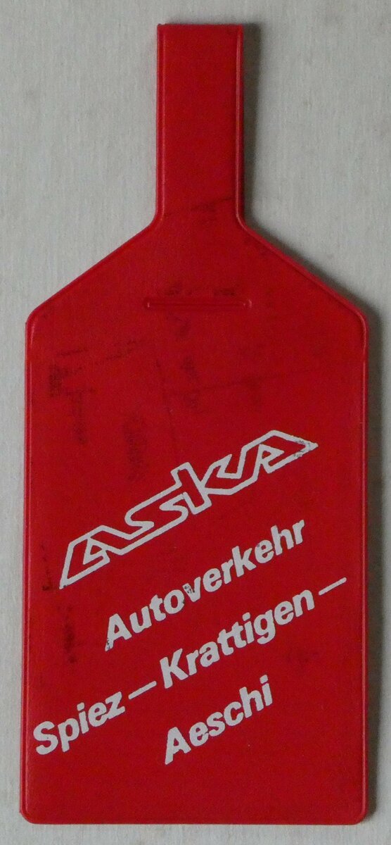 (246'769) - ASKA-Reisegep�ck-Anh�nger am 2. M�rz 2023 in Thun