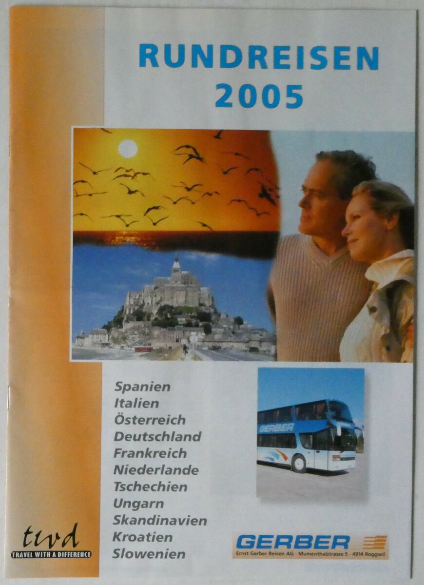 (247'145) - Gerber-Rundreisen 2005 am 12. M�rz 2023 in Thun