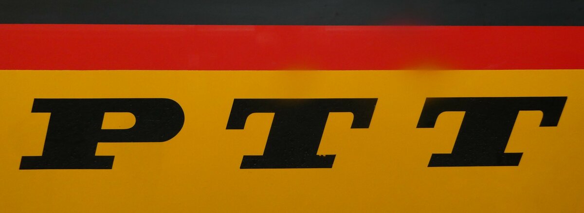 (247'372) - Beschriftung - PTT - am 17. M�rz 2023 in Arbon, Saurermuseum Depot