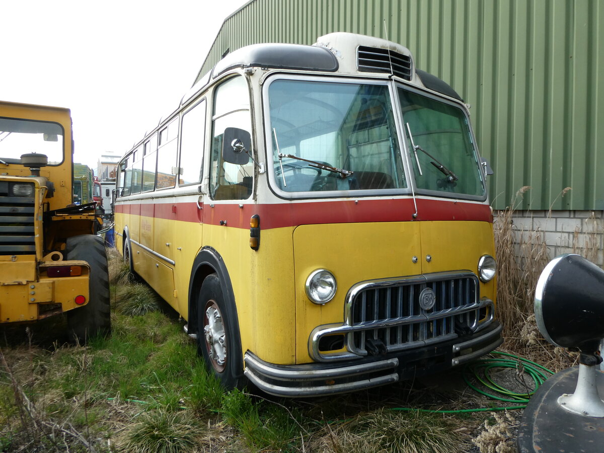 (247'527) - Kobelt, Marbach - FBW/Eggli (ex Gm�nder, Weissbad; ex P 24'024; ex P 21'524) am 21. M�rz 2023 in Marbach, Kobelt Nutzfahrzeuge