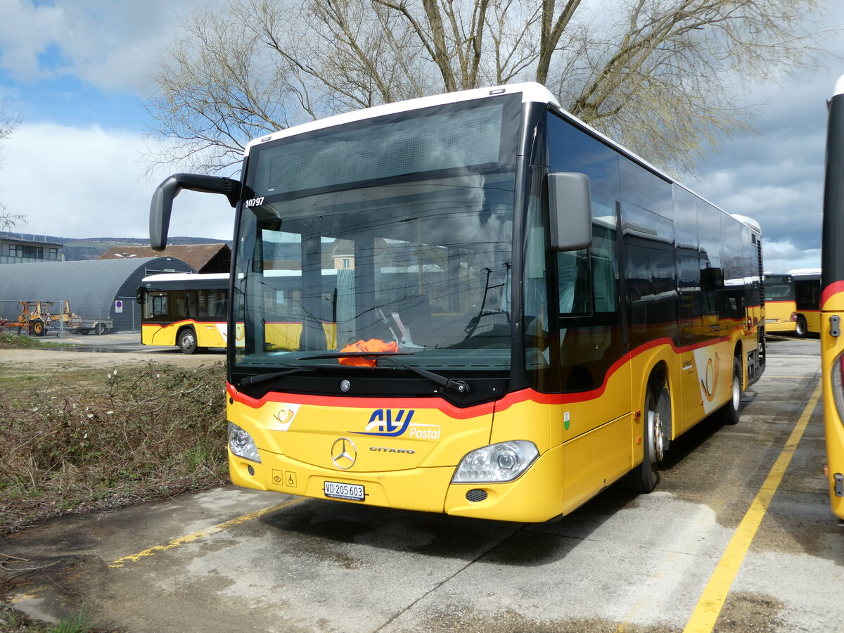 (247'658) - AVJ Les Bioux - VD 205'603/PID 10'797 - Mercedes am 25. M�rz 2023 in Yverdon, Garage