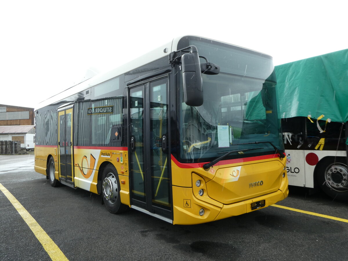 (247'713) - Gessinger, Bad Ragaz - PID 11'902 - Heuliez-Iveco am 25. M�rz 2023 in Kerzers, Interbus