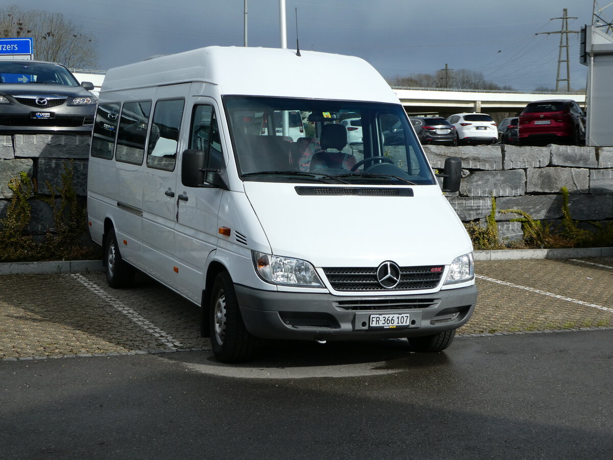(247'726) - Interbus, Kerzers - FR 366'107 - Mercedes am 25. M�rz 2023 in Kerzers, Interbus