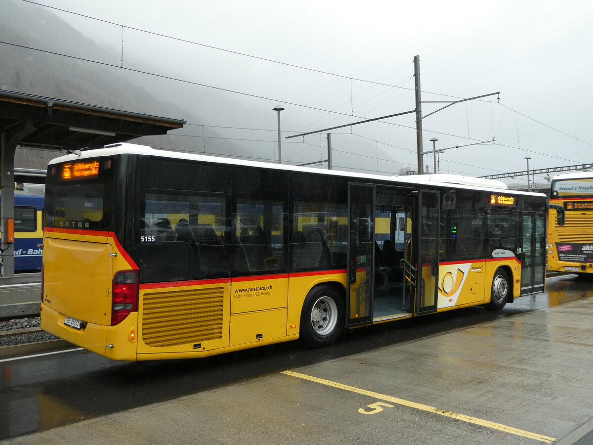 (247'749) - Fl�ck, Brienz - Nr. 6/BE 26'631/PID 5155 - Setra am 26. M�rz 2023 beim Bahnhof Interlaken Ost