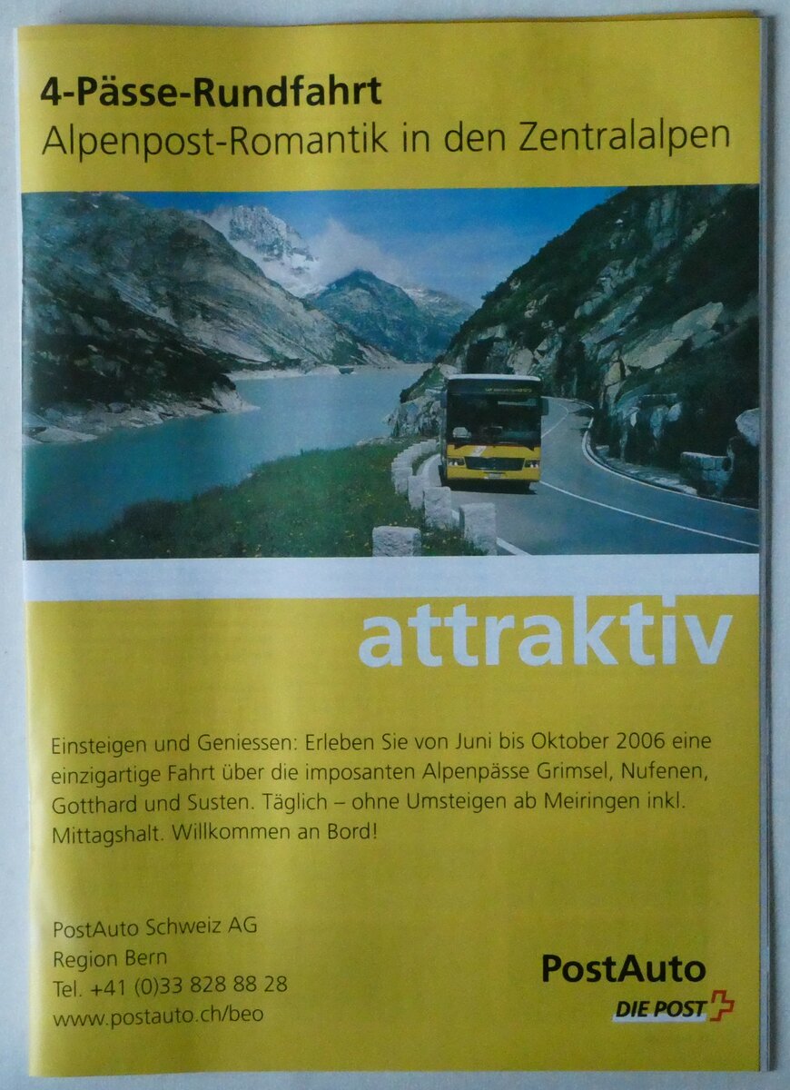 (247'758) - PostAuto-4-P�sse-Rundfahrt am 28. M�rz 2023 in Thun