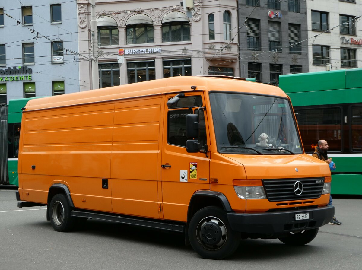 (247'837) - BVB Basel - Nr. 2840/BS 5812 - Mercedes am 30. M�rz 2023 beim Bahnhof Basel