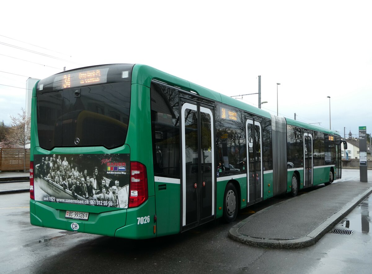 (247'909) - BVB Basel - Nr. 7026/BS 99'326 - Mercedes am 30. M�rz 2023 in Bottmingen, Schloss