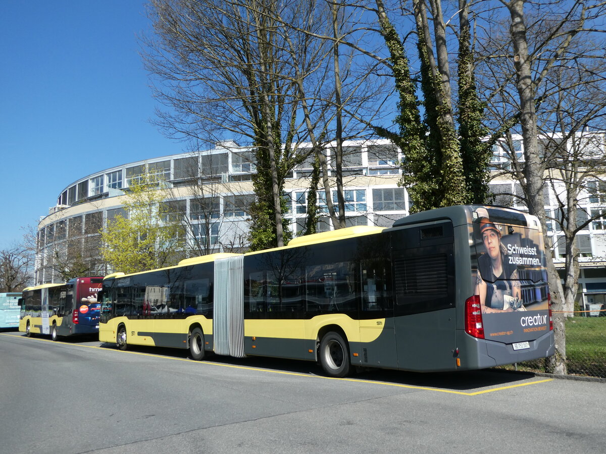 (248'023) - STI Thun - Nr. 167/BE 752'167 - Mercedes am 5. April 2023 bei der Schiffl�ndte Thun
