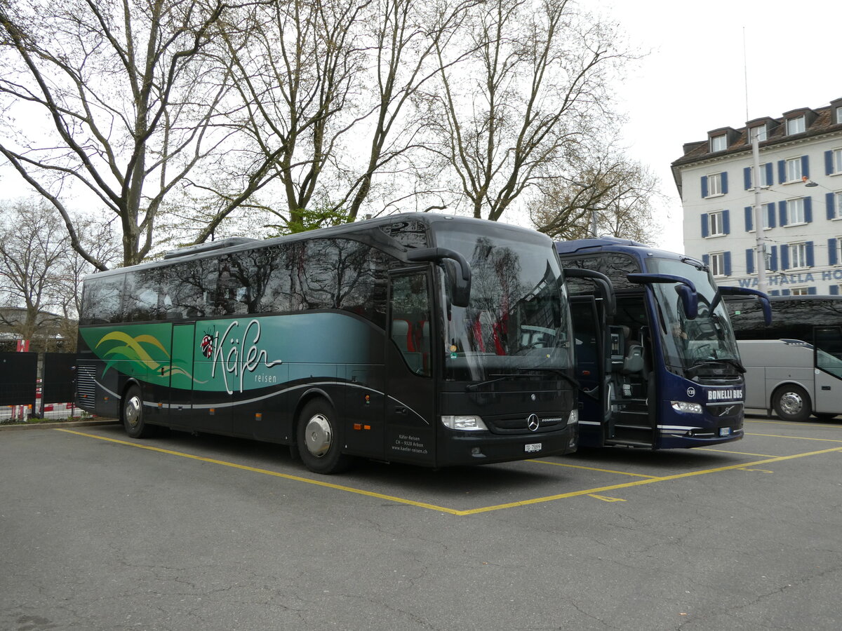 (248'533) - K�fer-Reisen, Arbon - TG 75'899 - Mercedes am 15. April 2023 in Z�rich, Sihlquai