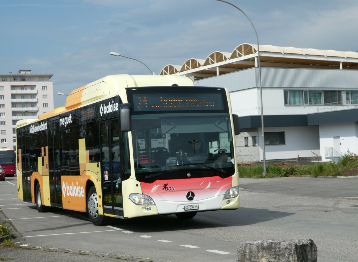 (249'010) - BGU Grenchen - Nr. 30/SO 29'435 - Mercedes am 22. April 2023 beim Bahnhof Grenchen S�d