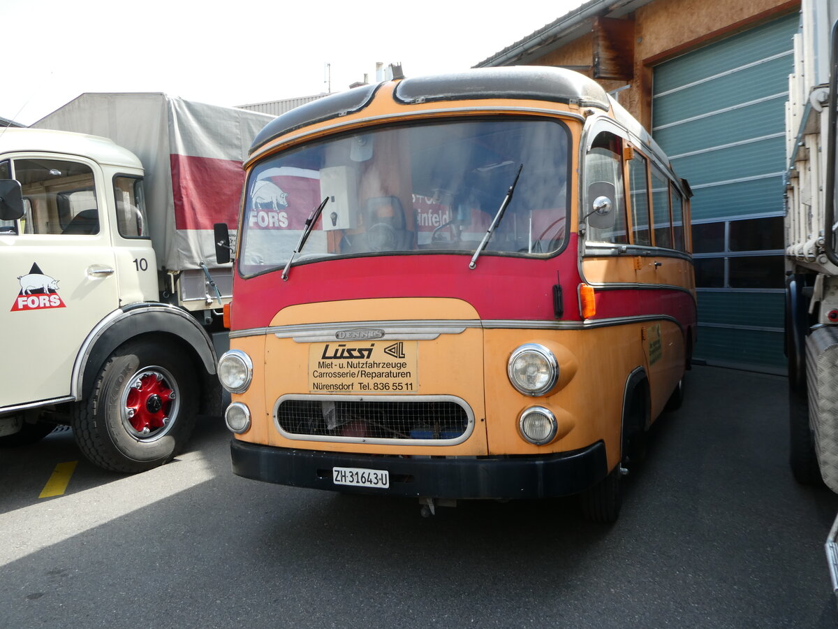 (249'705) - L�ssi, Oberembrach - ZH 31'643 U - Dennis/FHS (ex Leu, Schaffhausen) am 6. Mai 2023 in Attikon, Wegm�ller