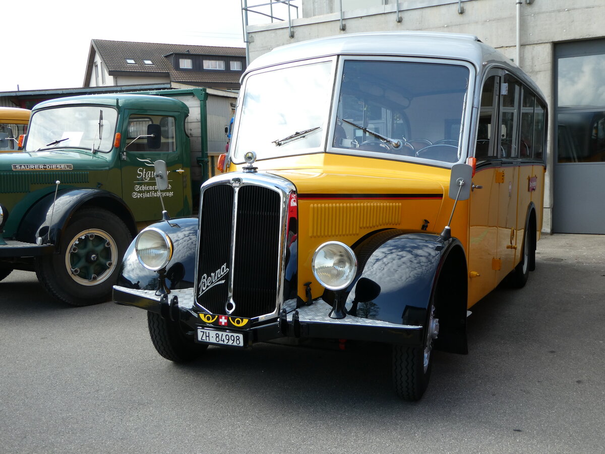 (249'709) - Hurter, M�nchaltdorf - ZH 84'998 - Berna/FHS (ex Volkart, Russikon; ex ASD Aigle; ex P 21'003) am 6. Mai 2023 in Attikon, Wegm�ller