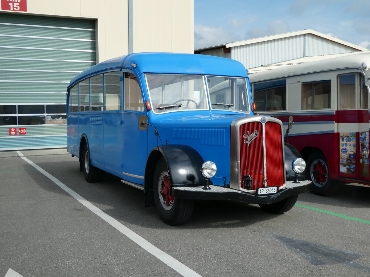 (249'733) - Wehrle, Trogen - AR 36'043 - Saurer/Saurer (ex Sulzer, Winterthur) am 6. Mai 2023 in Attikon, Wegm�ller