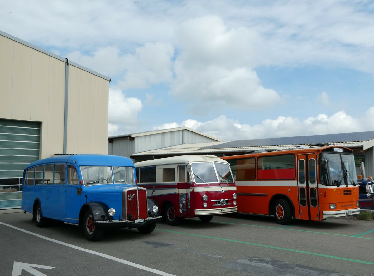 (249'742) - Wehrle, Trogen - AR 36'043 - Saurer/Saurer (ex Sulzer, Winterthur) am 6. Mai 2023 in Attikon, Wegm�ller