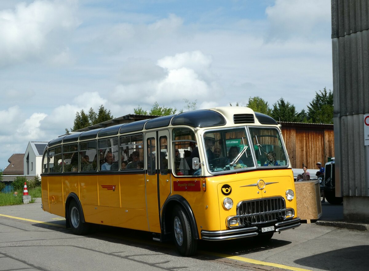 (249'755) - Wegm�ller, Attikon - ZH 21'783 - FBW/Gangloff (ex 24'037; ex P 21'537) am 6. Mai 2023 in Attikon, Wegm�ller