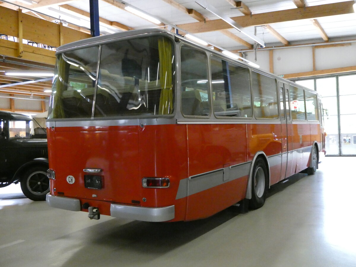(250'338) - FBW-Club, M�nnedorf - FBW/R&J (ex Tiemann, Oetwil Nr. 19; ex W�est, Brittnau; ex Wespe, Altst�tten; ex AFA Adelboden Nr. 19) am 21. Mai 2023 in Wetzikon, FBW-Museum