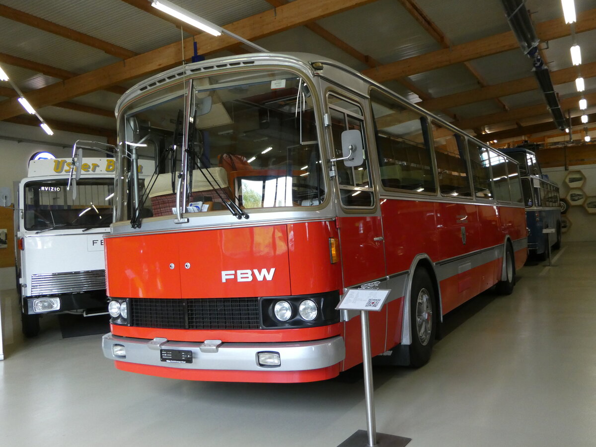 (250'346) - FBW-Club, M�nnedorf - FBW/R&J (ex Tiemann, Oetwil Nr. 19; ex W�est, Brittnau; ex Wespe, Altst�tten; ex AFA Adelboden Nr. 19) am 21. Mai 2023 in Wetzikon, FBW-Museum 