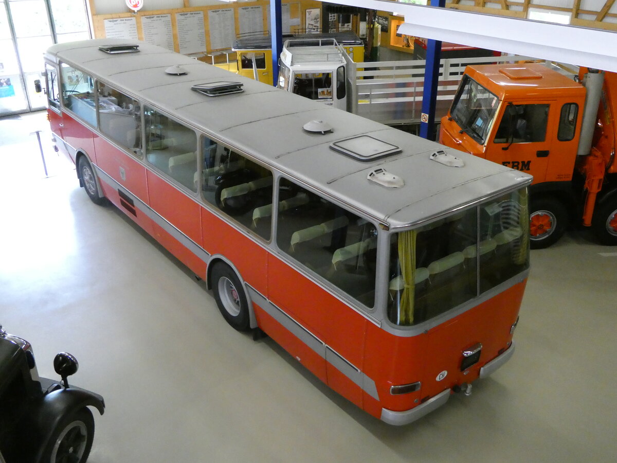 (250'357) - FBW-Club, M�nnedorf - FBW/R&J (ex Tiemann, Oetwil Nr. 19; ex W�est, Brittnau; ex Wespe, Altst�tten; ex AFA Adelboden Nr. 19) am 21. Mai 2023 in Wetzikon, FBW-Museum