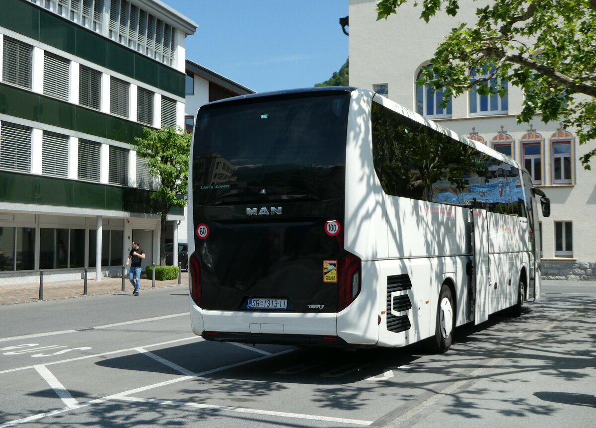 (250'782) - Aus Kroatien: Baltik, Samobor - SB 1313-II - MAN am 30. Mai 2023 in Vaduz, St�dtle