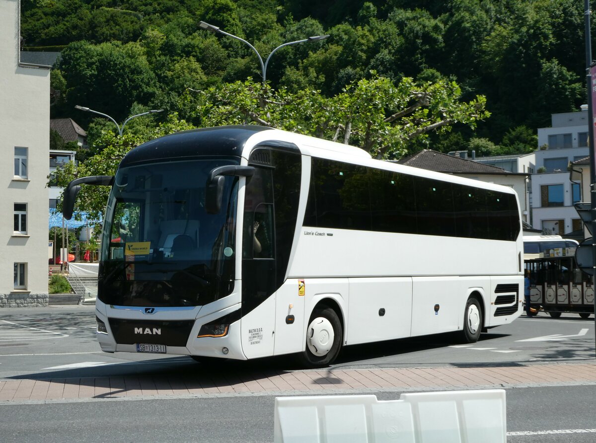 (250'792) - Aus Kroatien: Baltik, Samobor - SB 1313-II - MAN am 30. Mai 2023 in Vaduz, St�dtle