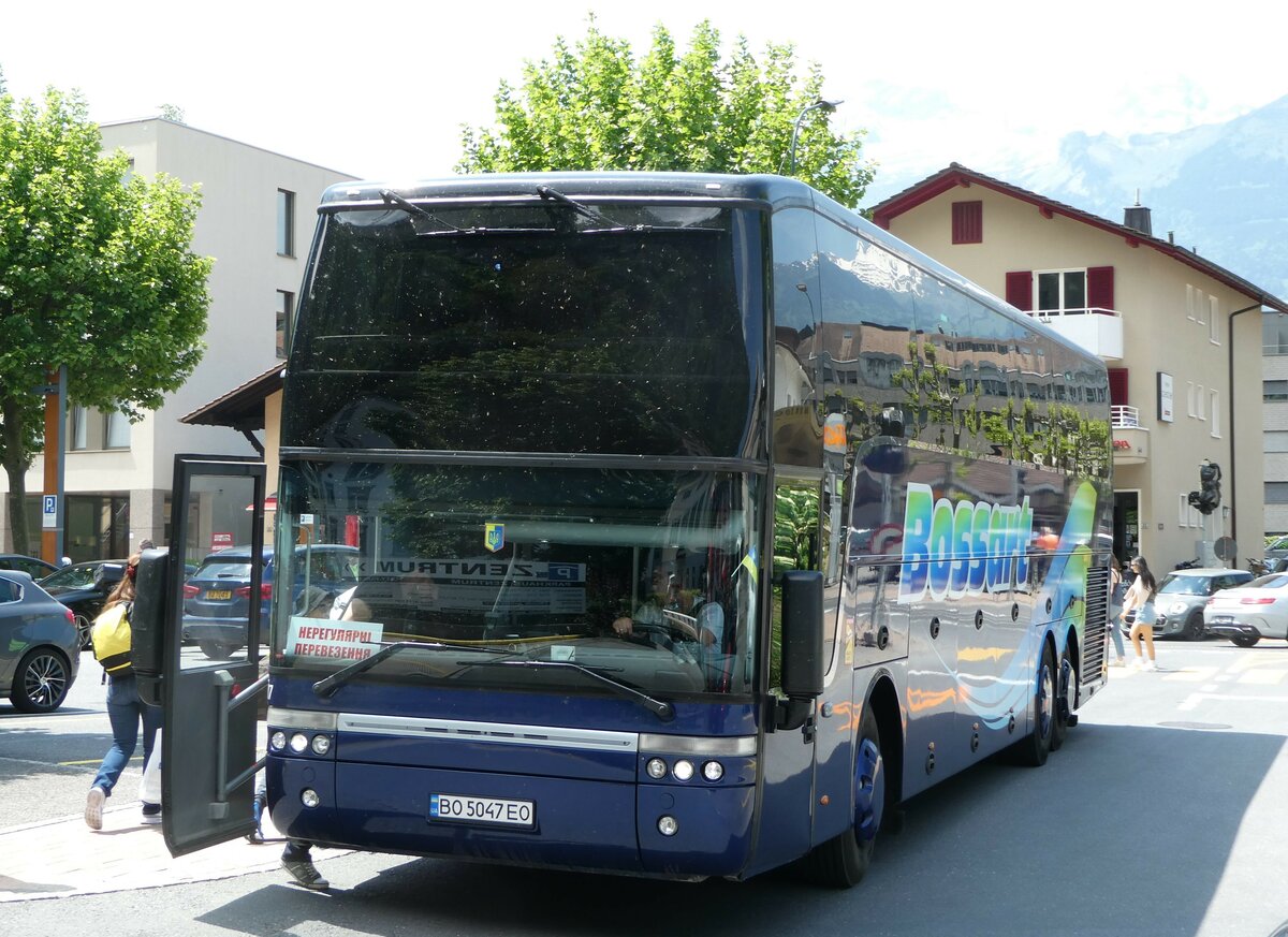 (250'806) - Aus der Ukraine: ??? - BO 5047 EO - Van Hool (ex Bossart, CH-Glattbrugg) am 30. Mai 2023 in Vaduz, St�dtle