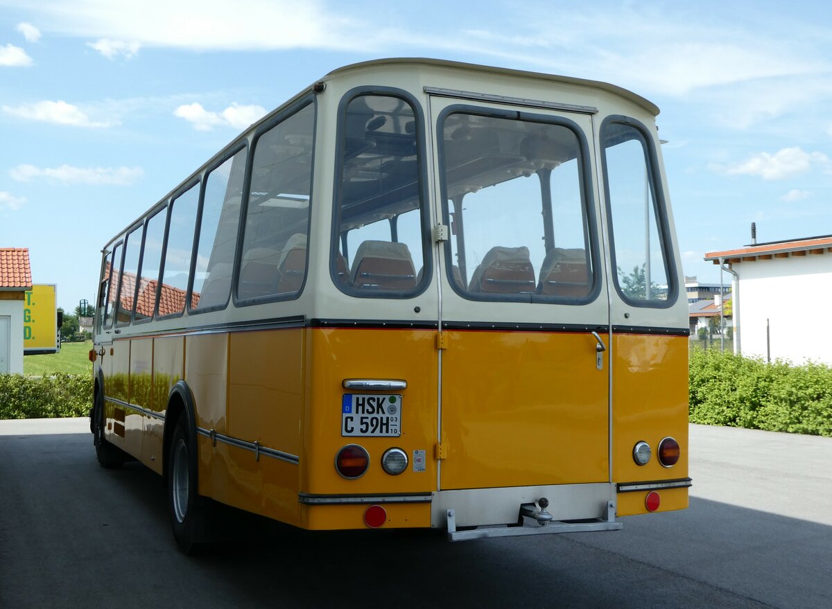 (251'029) - Hahn, M�nchen - HSK-C 59H - FBW/FHS (ex Michels, Schmallenberg; ex FRAM Drachten/NL Nr. 5; ex P 24'184) am 4. Juni 2023 in Pilsting, Auw�rter Automobil-Park