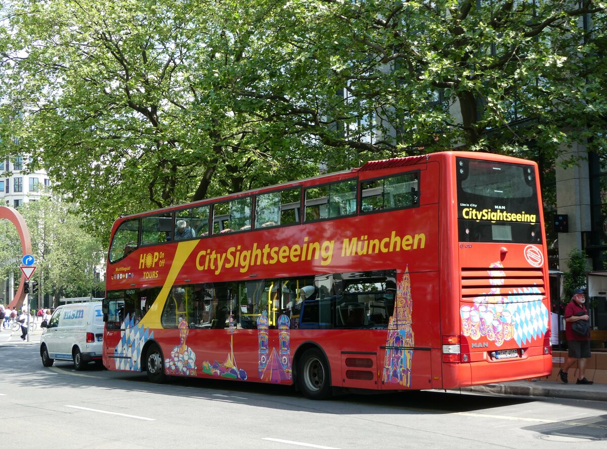 (251'085) - Yellow Cab Verkehrsbetrieb, M�nchen - M-YC 4019 - MAN am 5. Juni 2023 beim Hauptbahnhof M�nchen