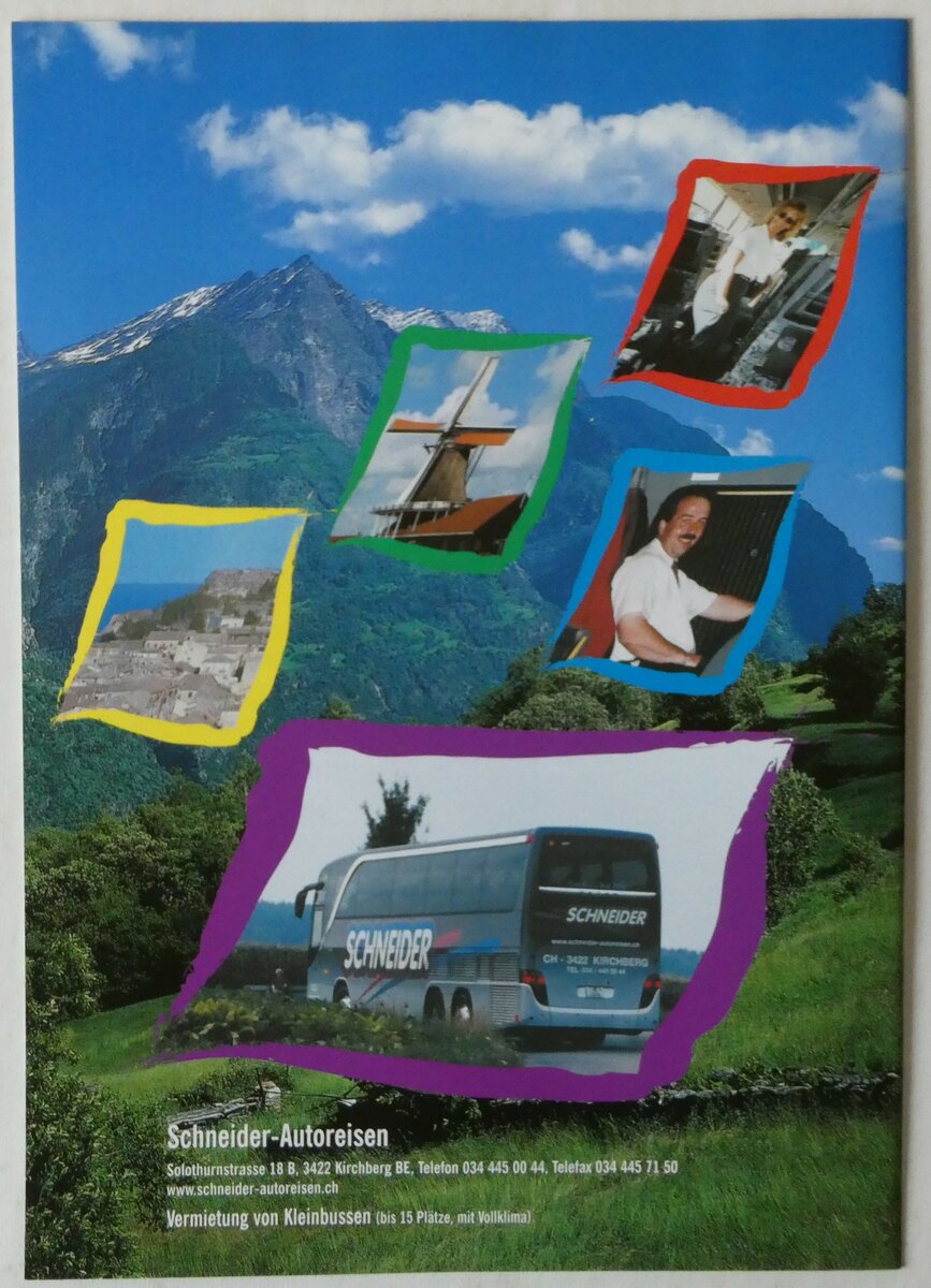 (251'106) - Schneider-Reisen 2006 am 6. Juni 2023 in Thun (R�ckseite)