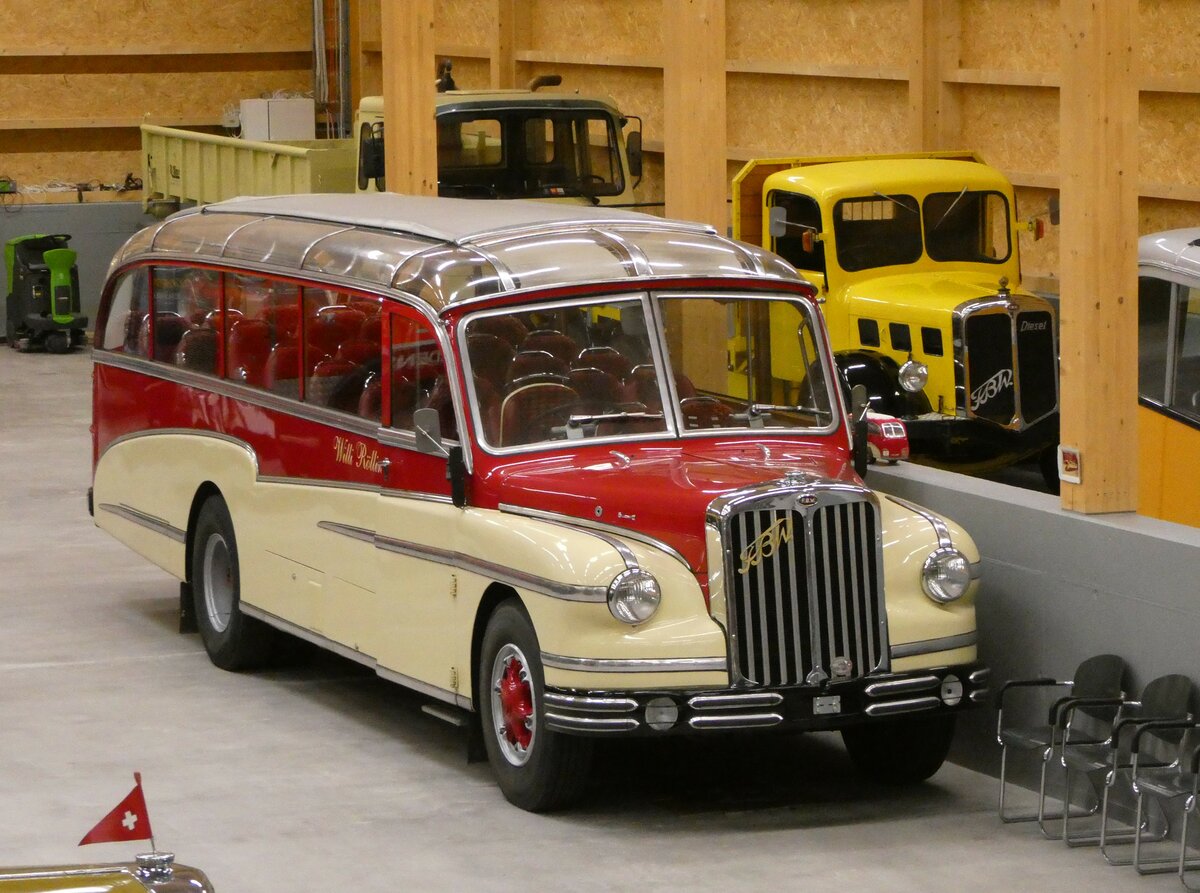 (251'248) - R�llin, Hirzel - FBW/FHS (ex Fl�ckiger, Rickenbach; ex Rieben, Aesch; ex Pfister, Th�rnen) am 10. Juni 2023 in N�fels, FBW-Museum
