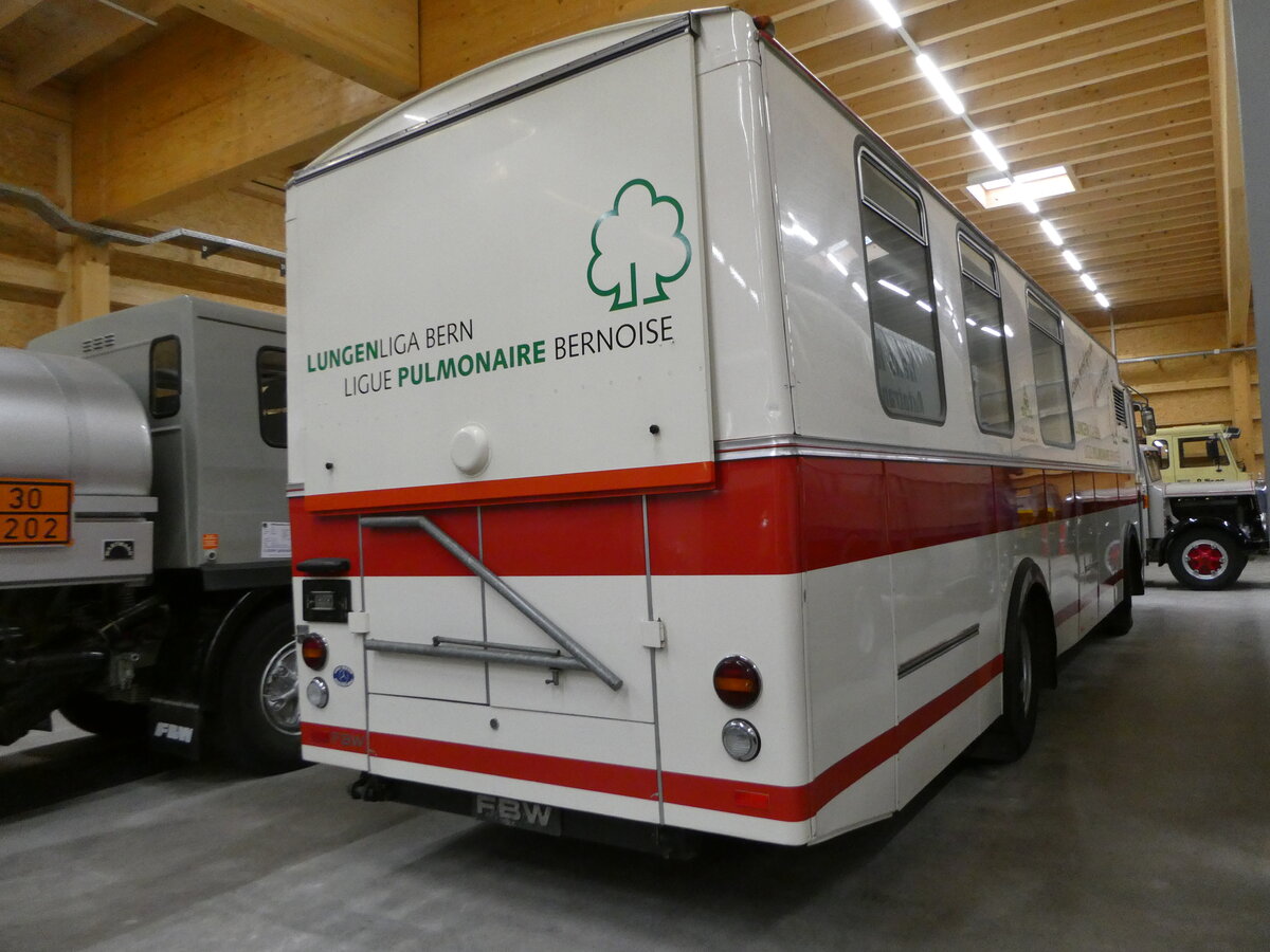(251'268) - Lungenliga, Bern (R�llin) - FBW/Lauber am 10. Juni 2023 in N�fels, FBW-Museum