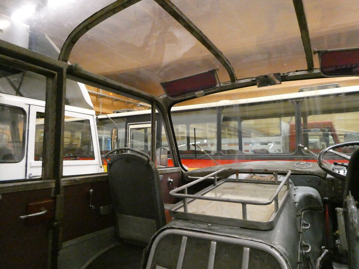 (251'283) - Koch-Sterchi, Ziefen (R�llin) - FBW/FHS am 10. Juni 2023 in N�fels, FBW-Museum (Innenaufnahme)