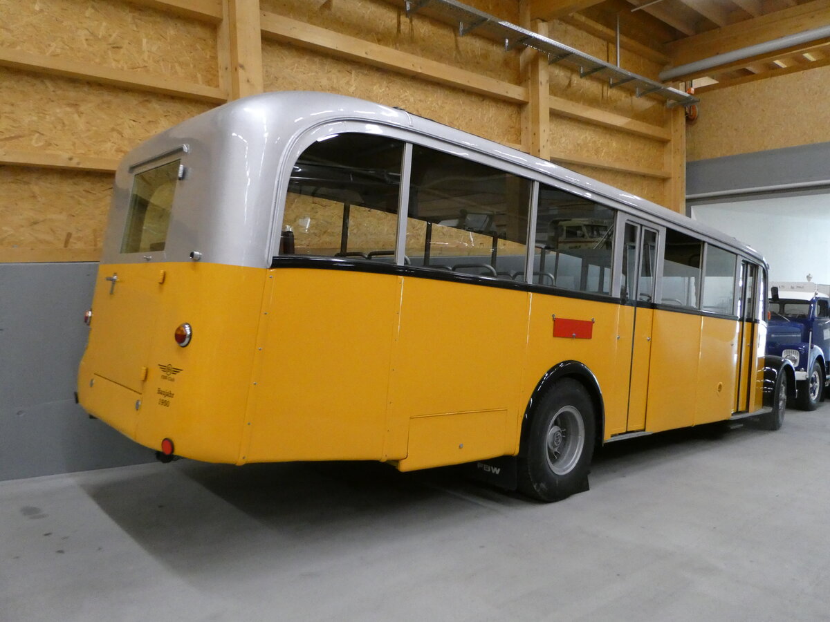 (251'294) - R�llin, Hirzel - FBW/T�scher (ex Egger, Grafenried; ex P 24'586; ex P 1414) am 10. Juni 2023 in N�fels, FBW-Museum