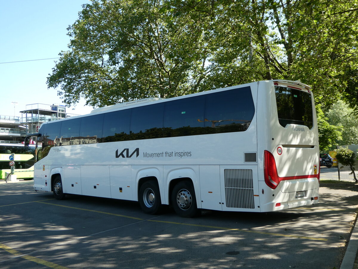 (251'408) - Aus der Slowakei: ??? - NR-966LU - Scania/Higer am 13. Juni 2023 in Z�rich, Sihlquai