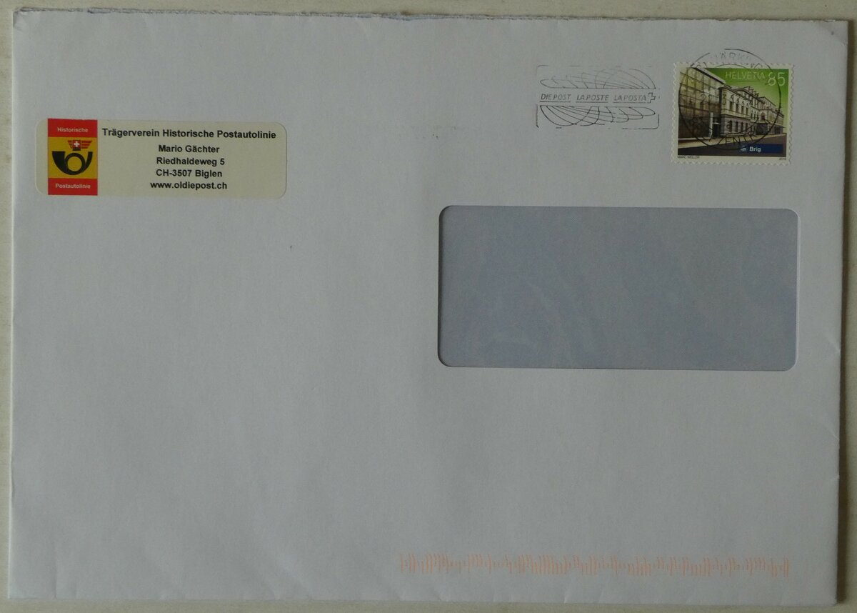 (251'666) - THP-Briefumschlag vom 22. M�rz 2017 am 18. Juni 2023 in Thun