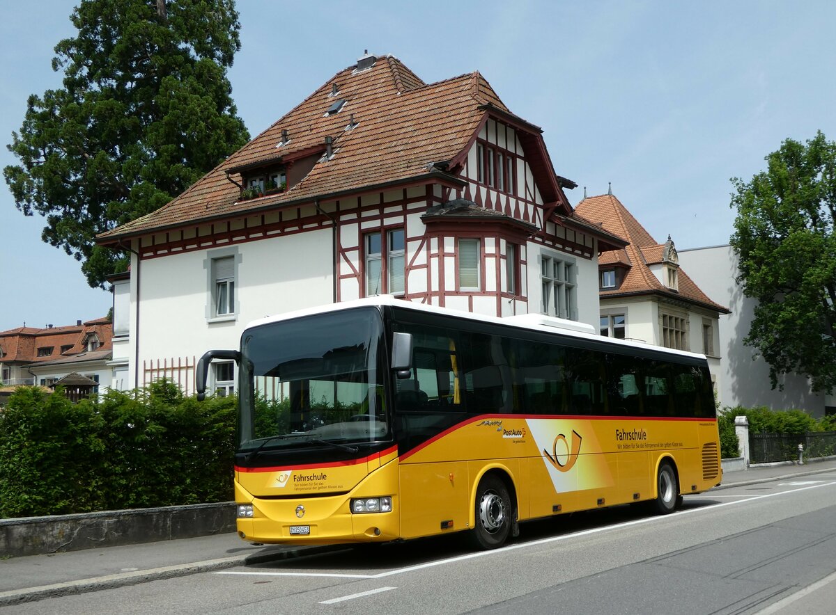 (251'798) - PostAuto Z�rich - ZH 250'453/PID 5208 - Irisbus am 20. Juni 2023 beim Bahnhof Aarau