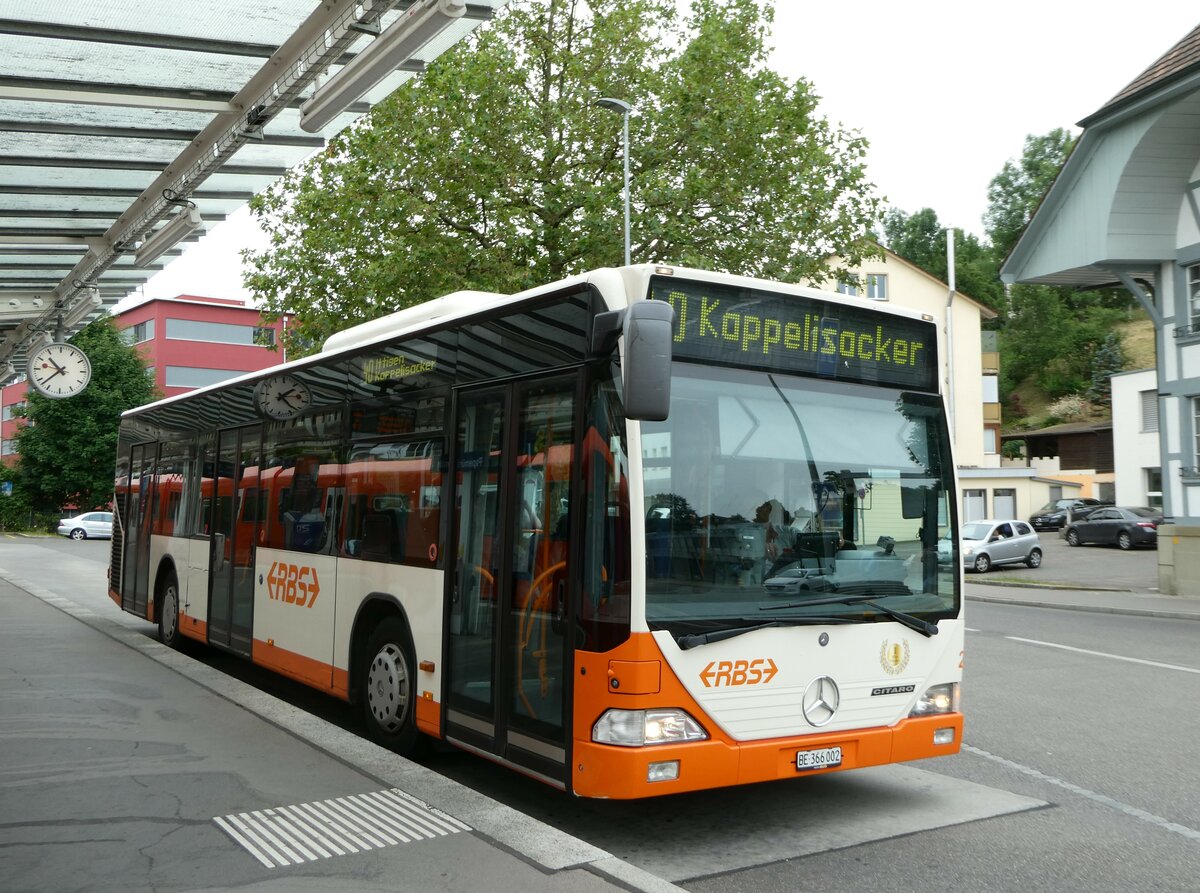 (251'848) - RBS Worblaufen - Nr. 2/BE 366'002 - Mercedes am 22. Juni 2023 in Ittigen, Papierm�hle