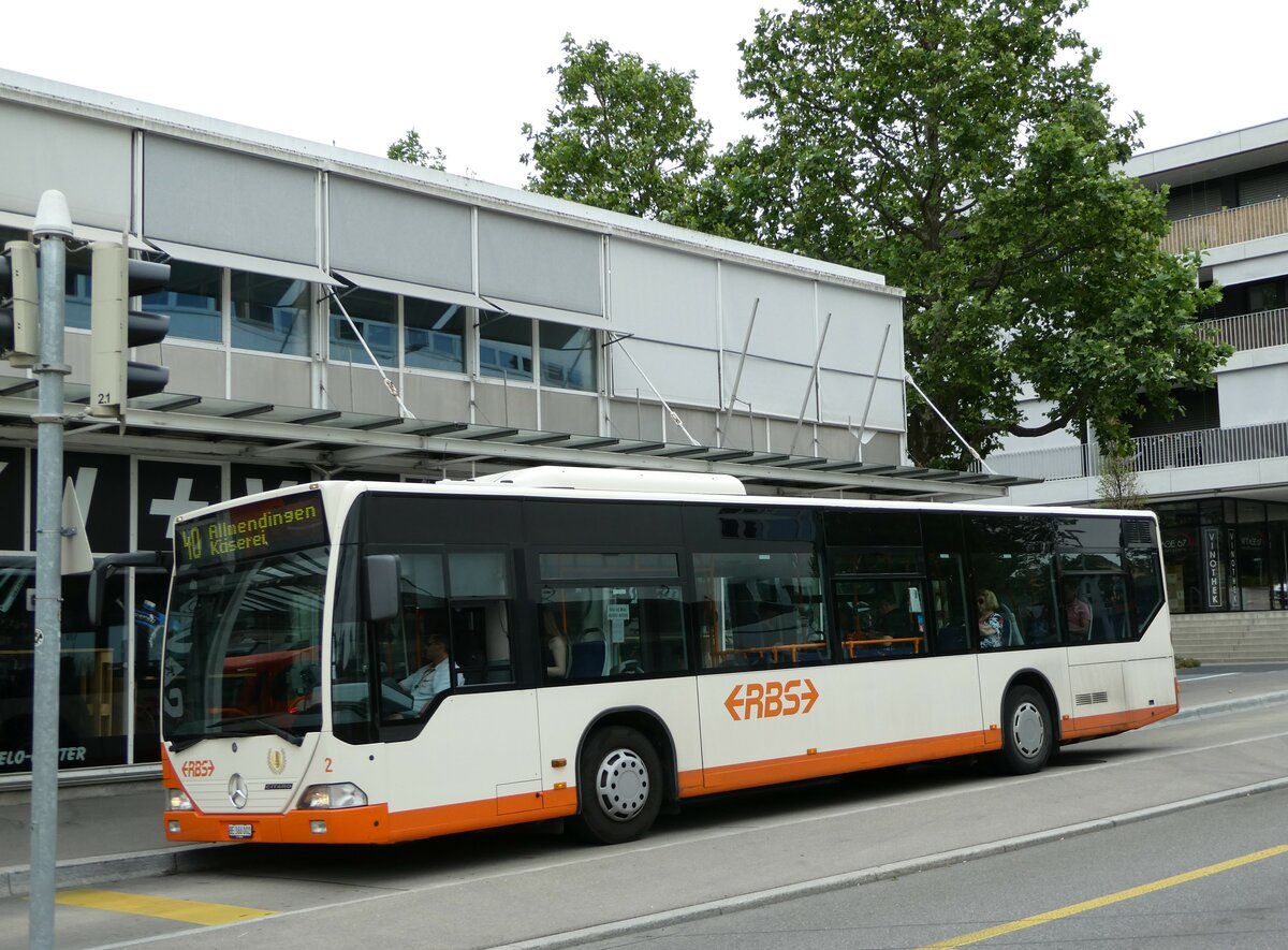 (251'850) - RBS Worblaufen - Nr. 2/BE 366'002 - Mercedes am 22. Juni 2023 in Ittigen, Papierm�hle