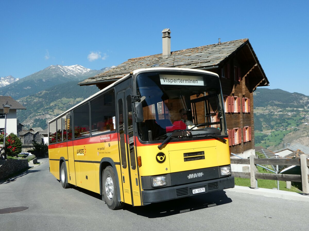 (252'023) - Oser, B�rchen - VS 93'575 - NAW/Lauber (ex Epiney, Ayer PID 1076) am 25. Juni 2023 in Visperterminen, Dorfstrasse