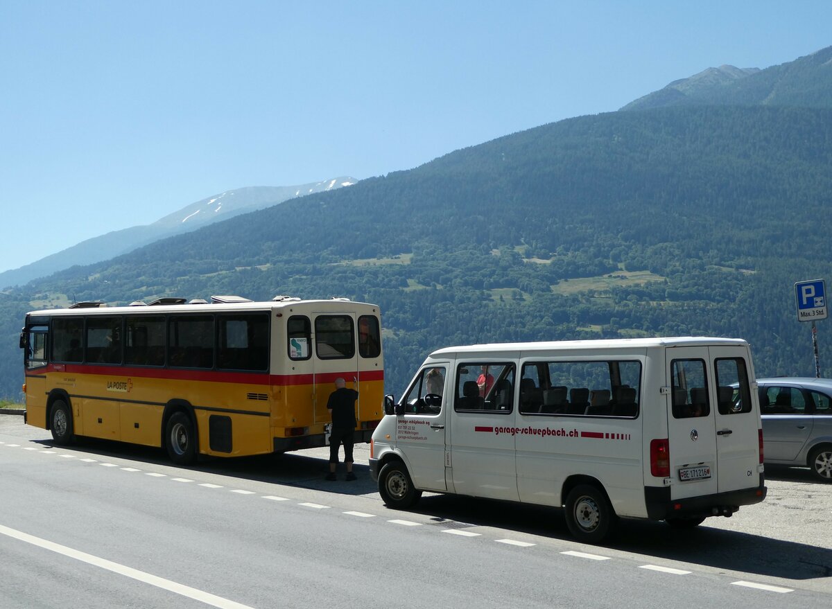 (252'040) - Oser, B�rchen - VS 93'575 - NAW/Lauber (ex Epiney, Ayer PID 1076) + Sch�pbach, Walkringen - BE 171'216 - VW am 25. Juni 2023 bei Hohtenn