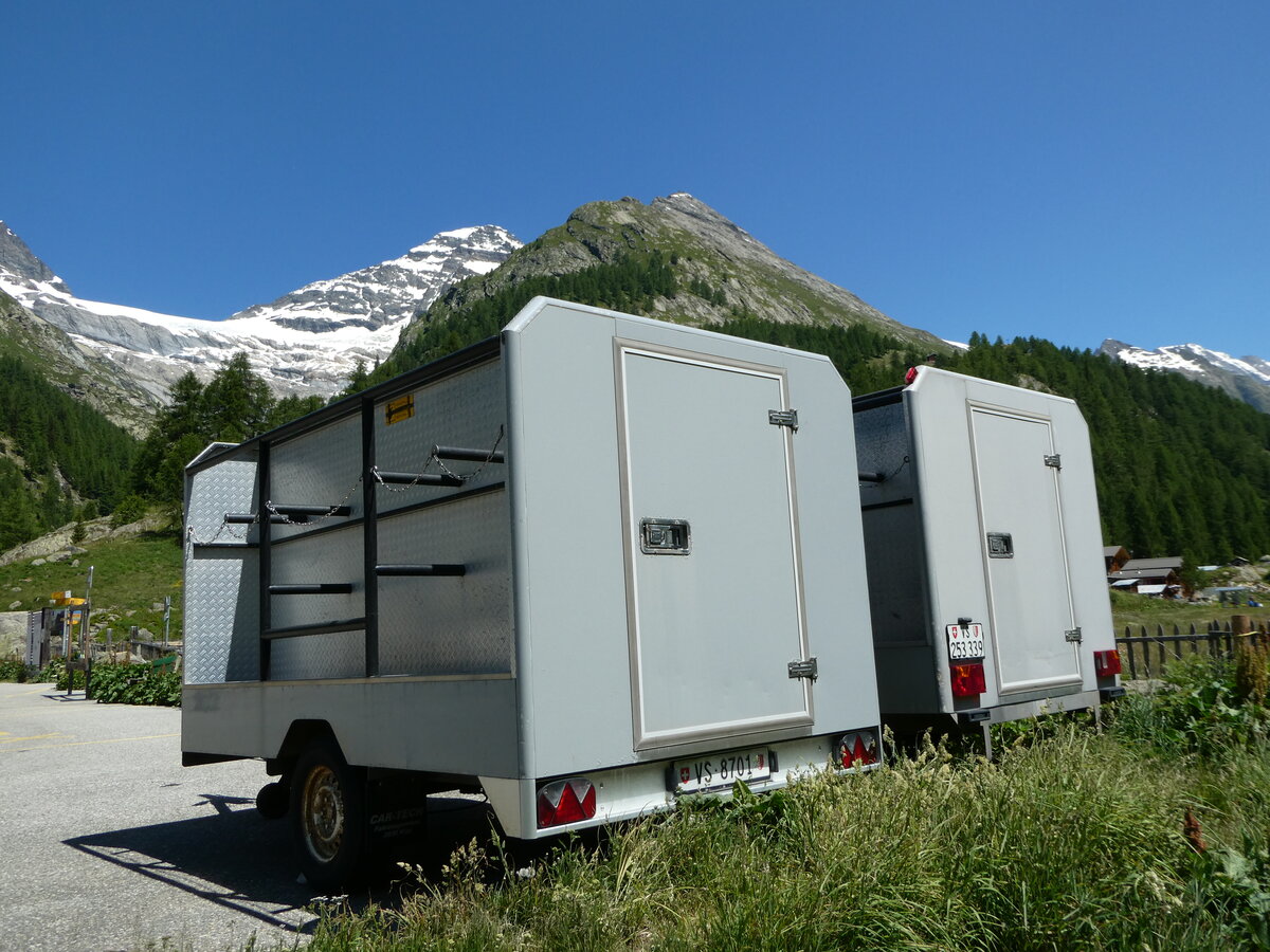 (252'045) - Jaggi, Kippel - Nr. 31/VS 8701 - Car-Tech Gep�ckanh�nger am 25. Juni 2023 auf der Fafleralp