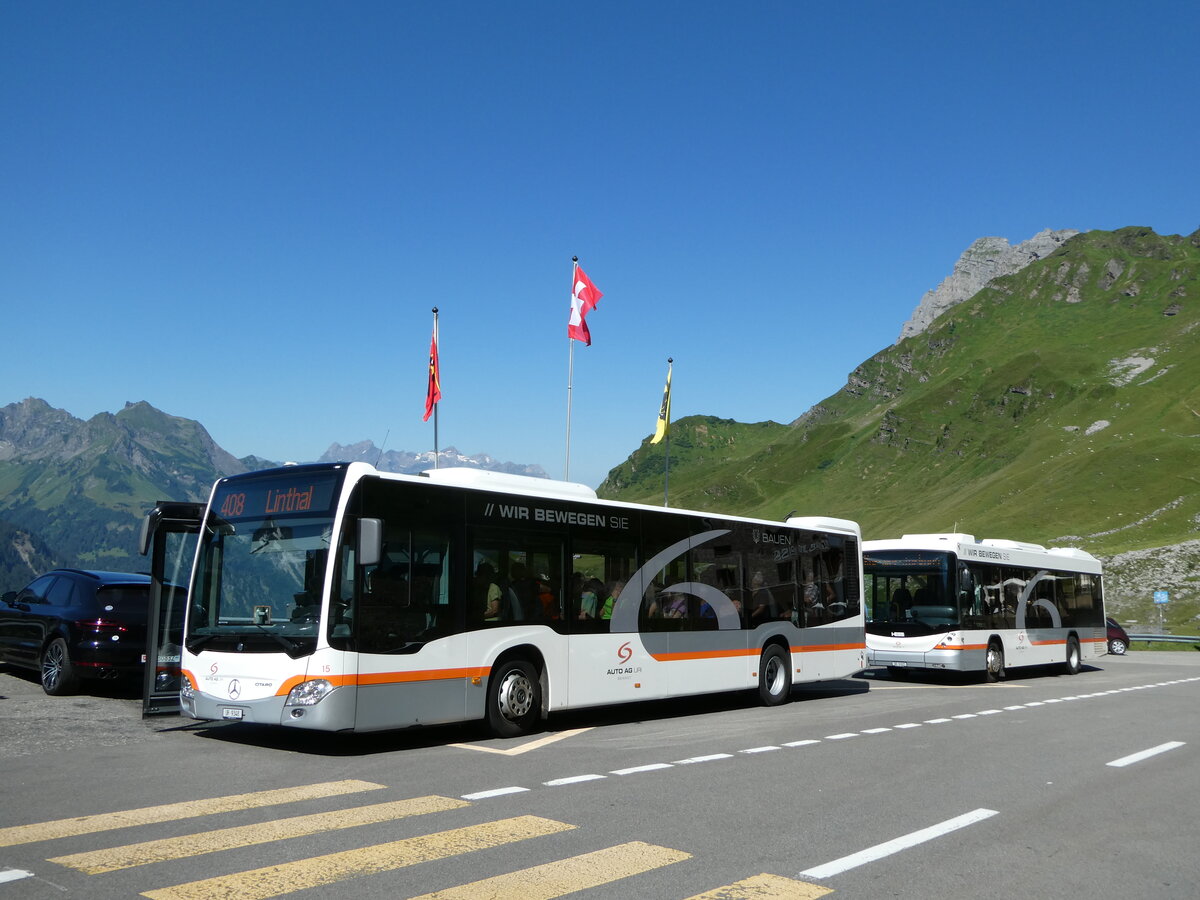 (252'696) - AAGU Altdorf - Nr. 15/UR 9348 - Mercedes am 15. Juli 2023 in Untersch�chen, Balm Klausen